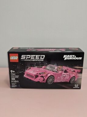 Lego Speed Champions Pink Honda S2000 Racing Convertible